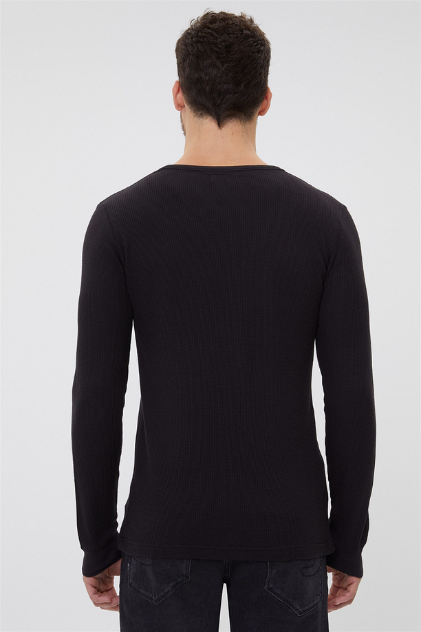 FLAME ERKEK O YAKA SWEATSHIRT