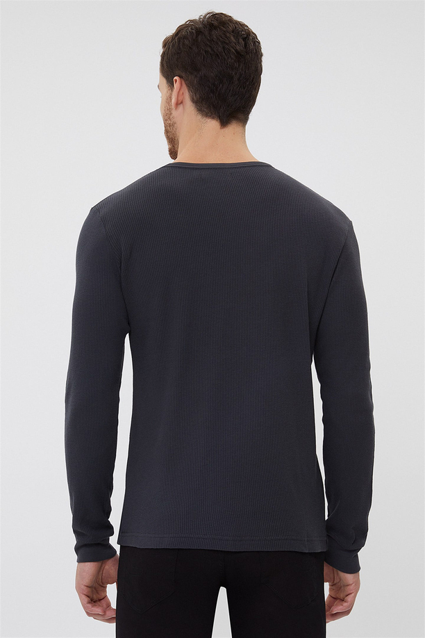 FLAME ERKEK O YAKA SWEATSHIRT