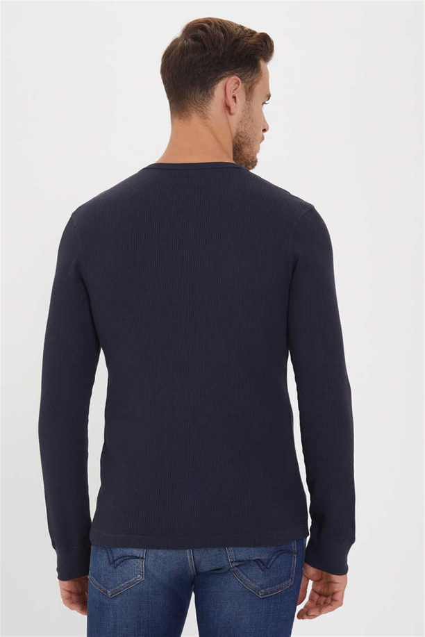 FLAME ERKEK O YAKA SWEATSHIRT