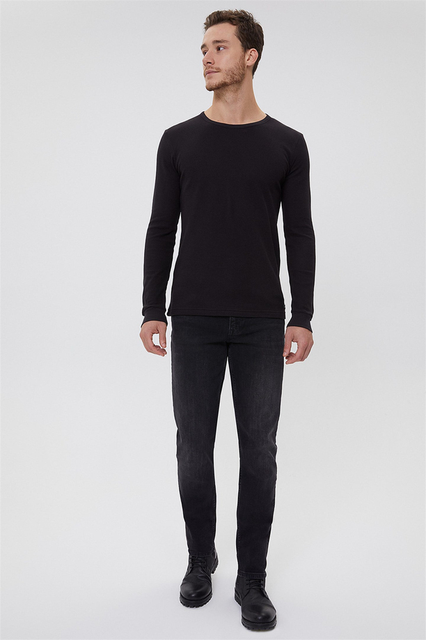 FLAME ERKEK O YAKA SWEATSHIRT
