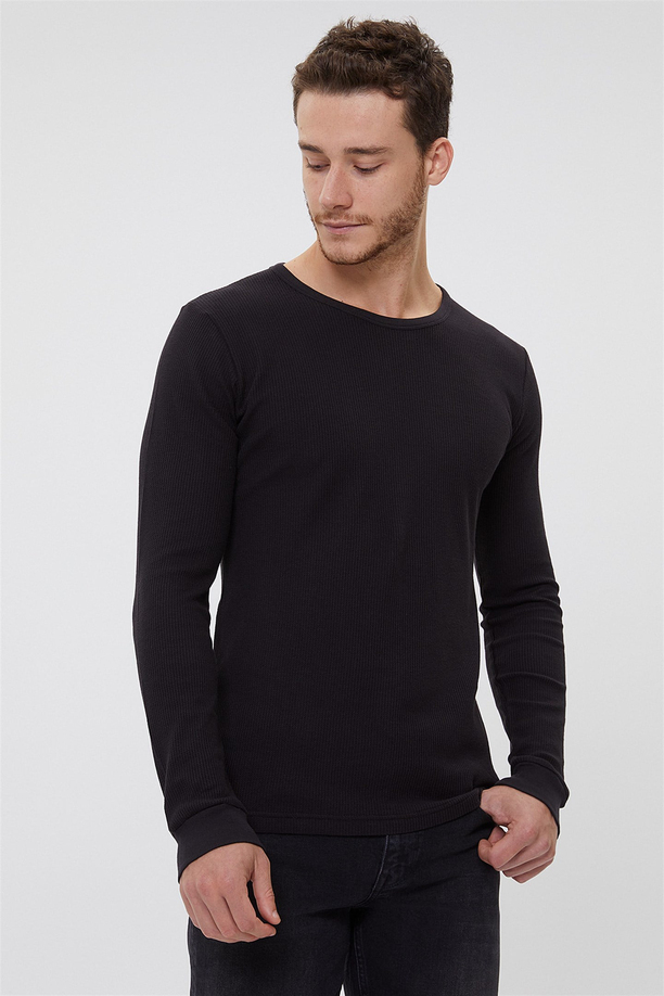 FLAME ERKEK O YAKA SWEATSHIRT