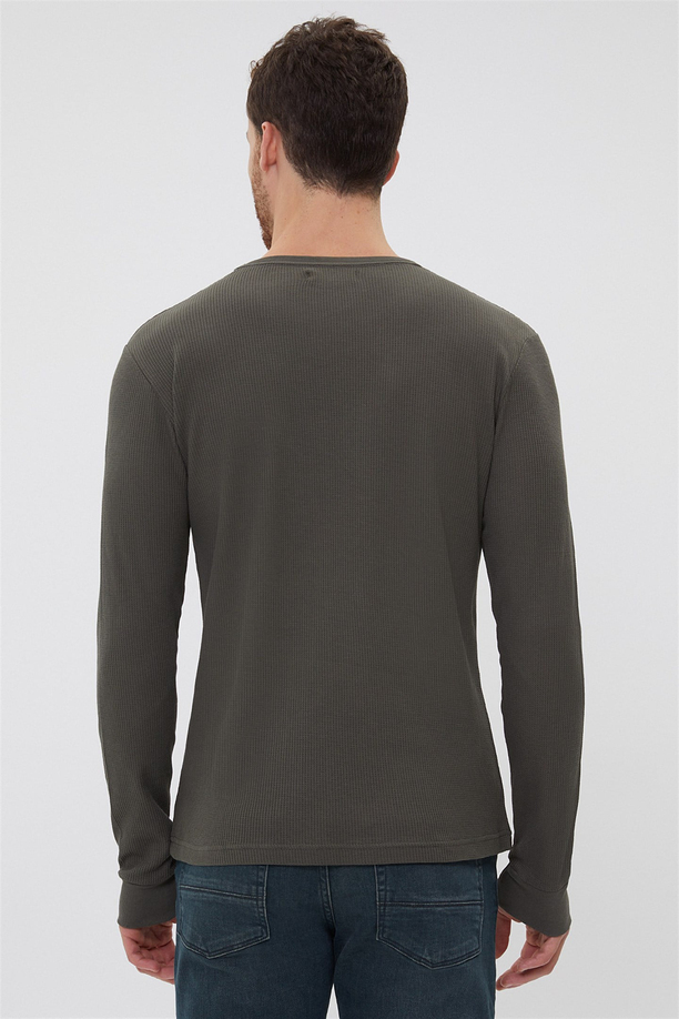FLAME ERKEK O YAKA SWEATSHIRT