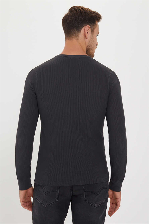 FLAME ERKEK O YAKA SWEATSHIRT