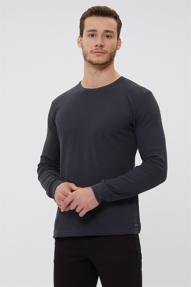 FLAME ERKEK O YAKA SWEATSHIRT