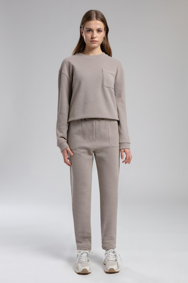 FLORA KADIN O YAKA SWEATSHIRT