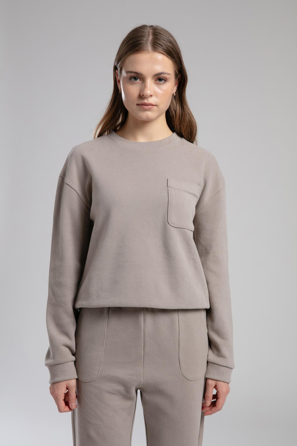 FLORA KADIN O YAKA SWEATSHIRT