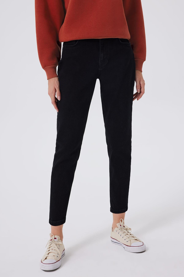 Funny Kadın Jean Pantolon Easter Black