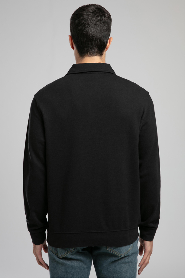 GALE ERKEK POLO YAKA SWEATSHIRT