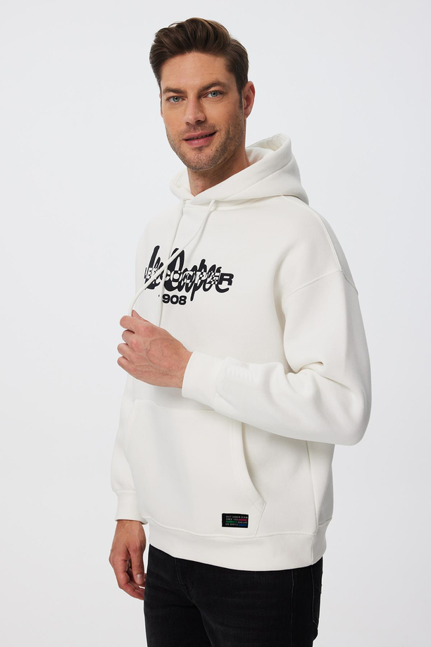 Gory Erkek Sweatshırt Beyaz 