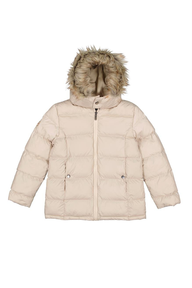 Grazya Kız Çocuk Mont Bej