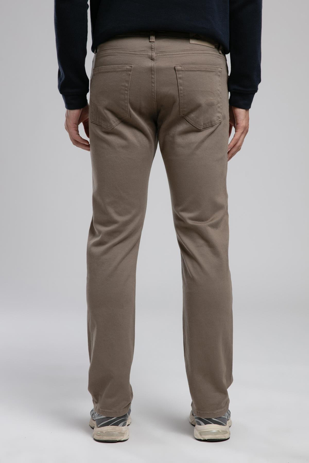 Harry Normal Bel Düz Kesim Düz Paça Bej Erkek Pantolon