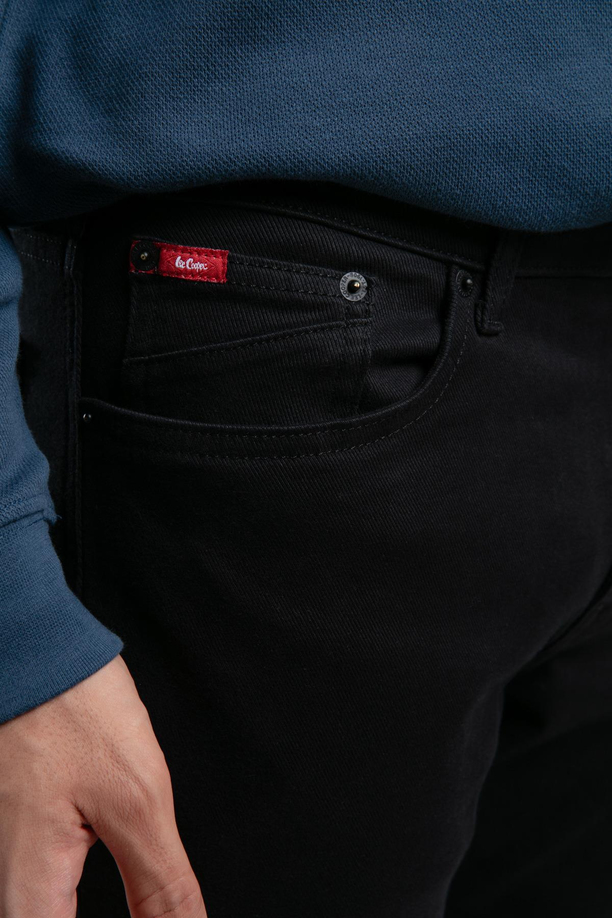 Harry Normal Bel Düz Kesim Düz Paça Siyah Erkek Pantolon