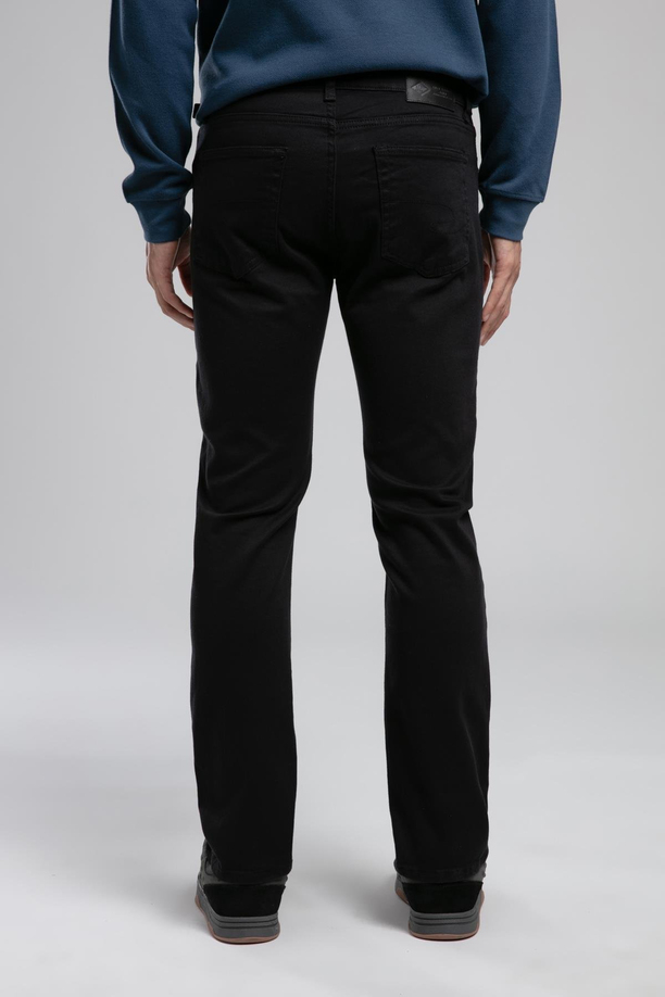 Harry Normal Bel Düz Kesim Düz Paça Siyah Erkek Pantolon