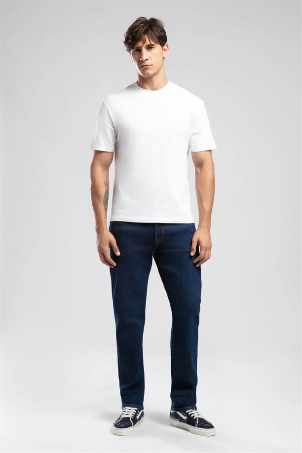 Harry Normal Bel Normal Kesim Düz Paça Erkek Jean Pantolon Floyd Mid Blue