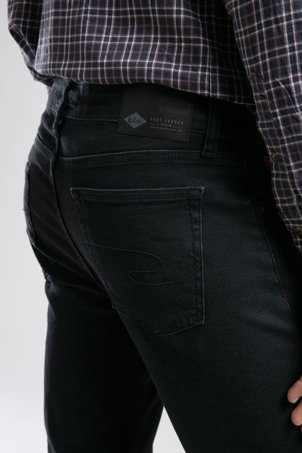 Harry Orta Bel Düz Kesim Düz Paça Gri Erkek Jean Pantolon