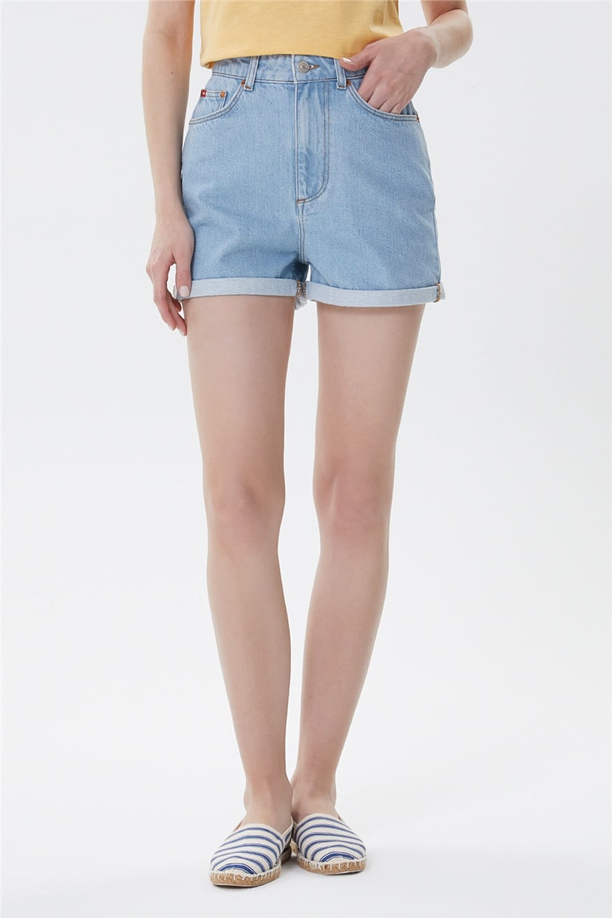 Holly 3 Kadın Jean Şort Denim