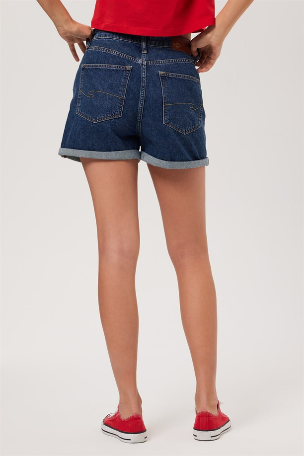 Holly 4 Kadın Jean Şort Denim