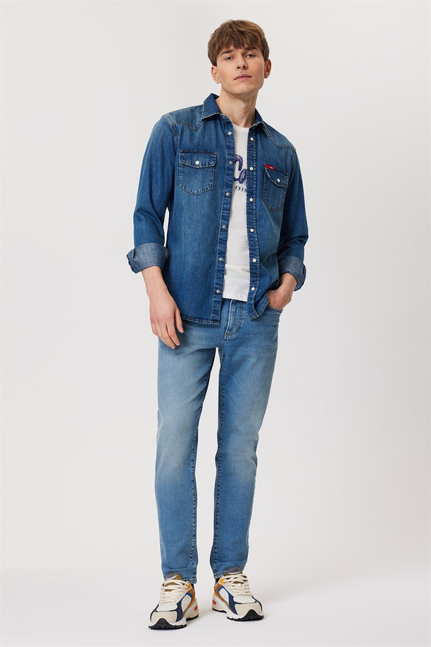 Jack Erkek Jean Pantolon Achılles Ice Blue