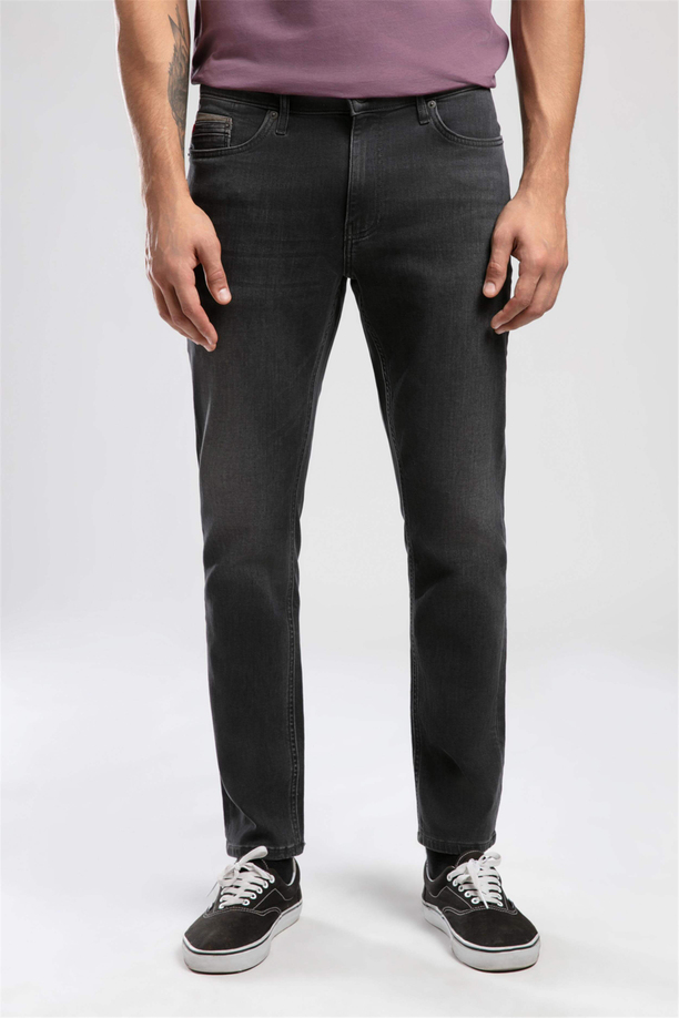 Jack Erkek Slim Fit Sprang Brown Dark Jean Pantolon