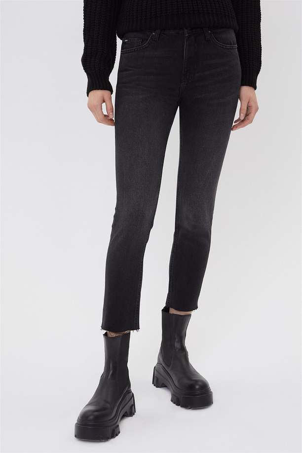 JACKLIN KADIN JEAN HIGHRISE SLIM PANTOLON