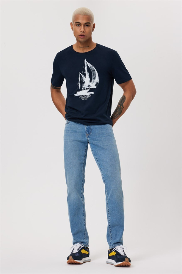 Jagger Erkek Jean Pantolon Achılles Bleach