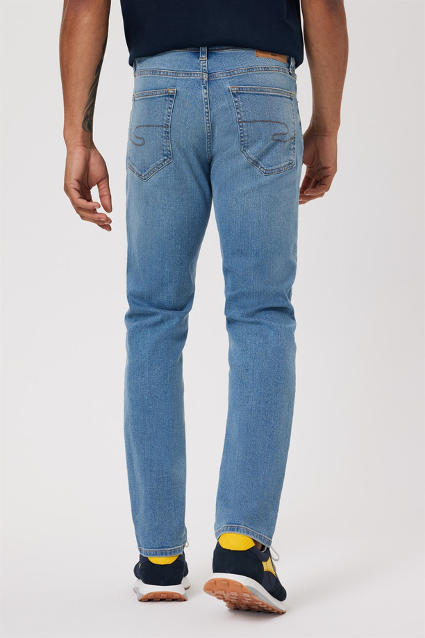Jagger Erkek Jean Pantolon Achılles Bleach