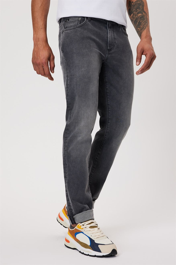 Jagger Erkek Jean Pantolon Akıs Ebg Stone
