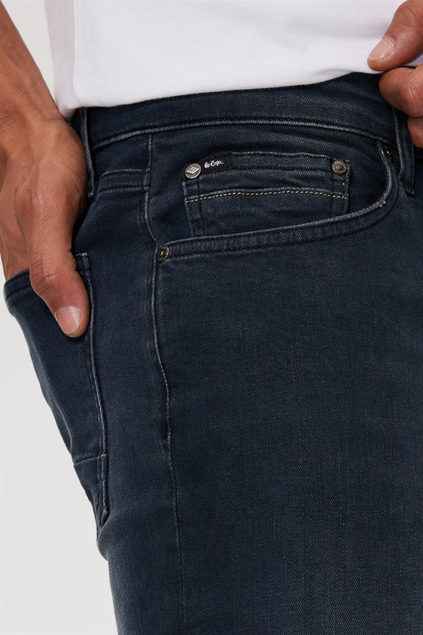 Jagger Erkek Jean Pantolon Devon Foggy Black