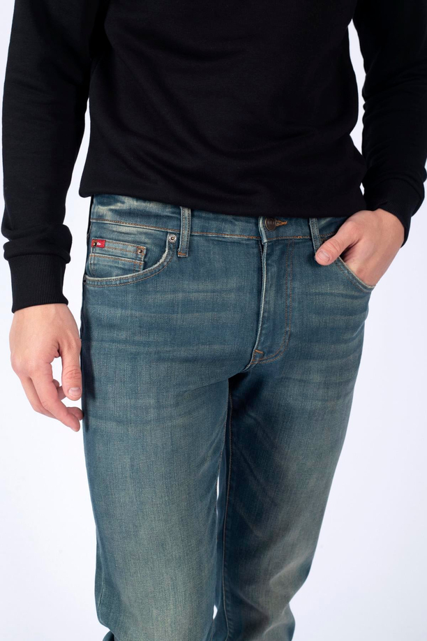 Jagger Erkek Jean Pantolon Ferb Nıle Blue Dark