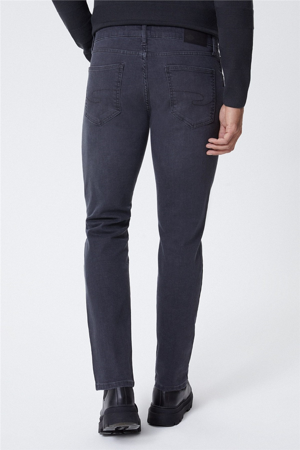 Jagger Erkek Jean Pantolon Gri