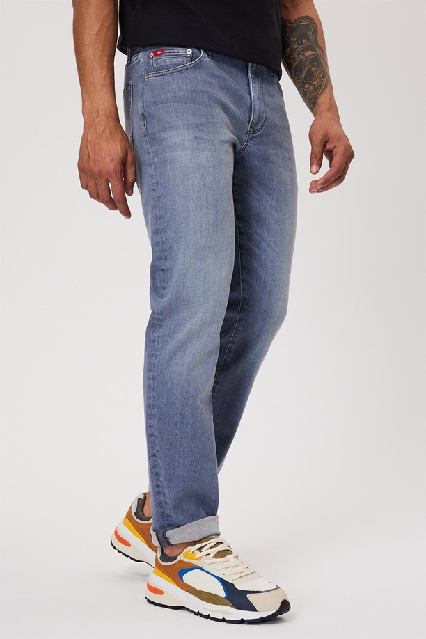 Jagger Erkek Jean Pantolon Jayden Irıs Stone