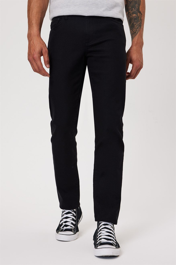 Jagger Erkek Jean Pantolon Stay Black