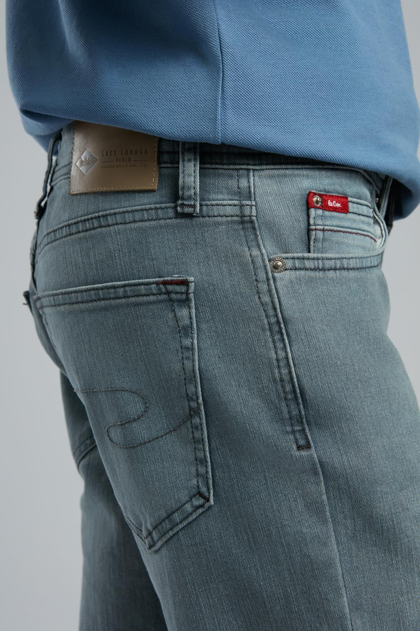 Jagger Erkek Slim Straight Fit Octopus Ig Mid Jean Pantolon