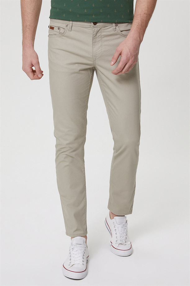 JAGGER ND 2 ERKEK DOKUMA SLIM STRAIGHT PANTOLON