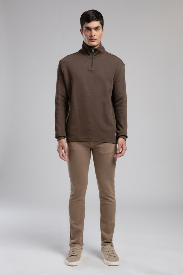 Jagger Normal Bel Dar Kesim Düz Paça Bej Erkek Pantolon