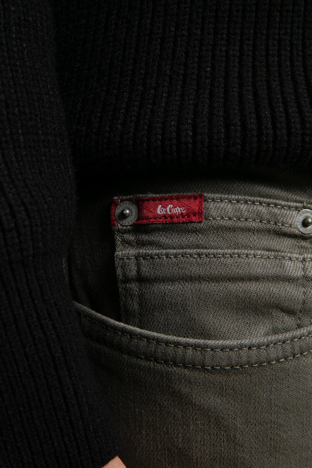 Jagger Normal Bel Dar Kesim Düz Paça Haki Erkek Pantolon