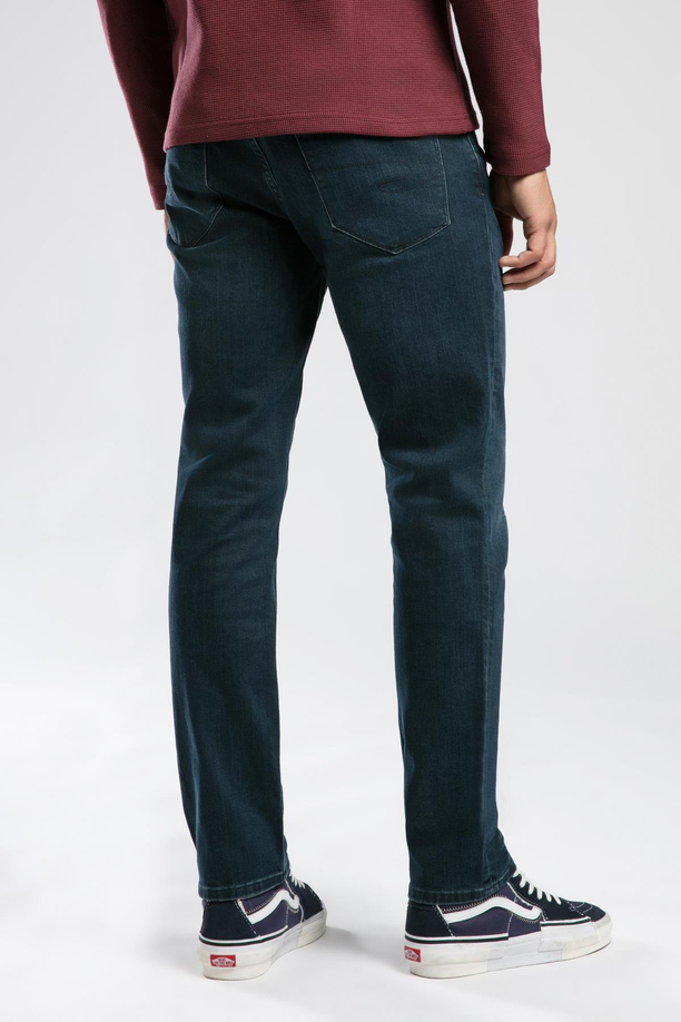 Jagger Normal Bel Dar Kesim Düz Paça Lisa Dark Aqua Green Erkek Jean Pantolon