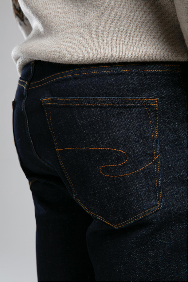 Jagger Normal Bel Dar Kesim Düz Paça Merkur Dark Erkek Jean Pantolon