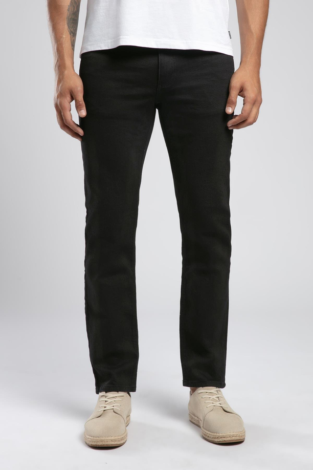 Jagger Normal Bel Dar Kesim Düz Paça Siyah Erkek Jean Pantolon