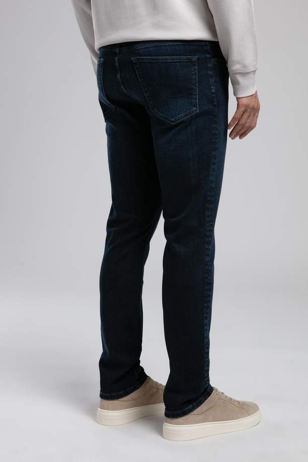 Jagger Normal Bel Dar Kesim Düz Paça Siyah Erkek Jean Pantolon