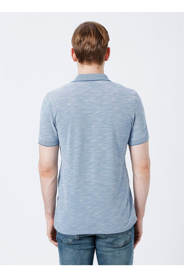 Jake Erkek Polo Yaka T-Shirt Pastel Mavi