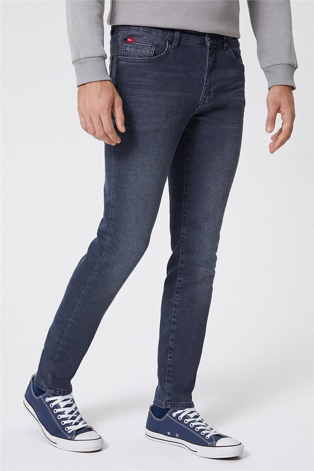 Jeff Erkek Jean Pantolon Antrasit