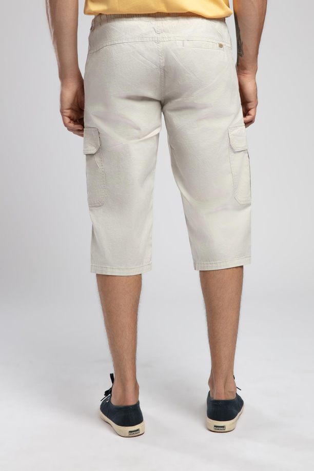 Jogger Cargo Long Erkek Dokuma Bermuda