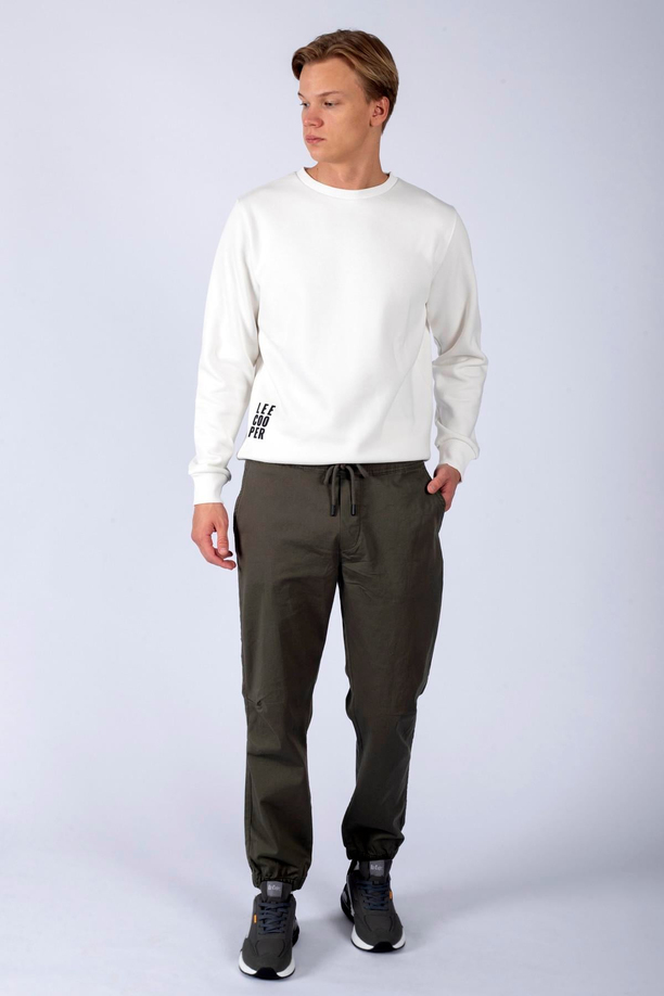 Jogger Erkek Dokuma Pantolon Haki