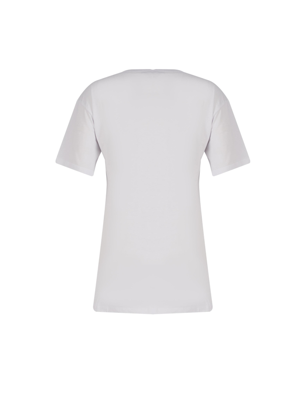 Jose Kadın Oversize Bisiklet Yaka T-Shirt
