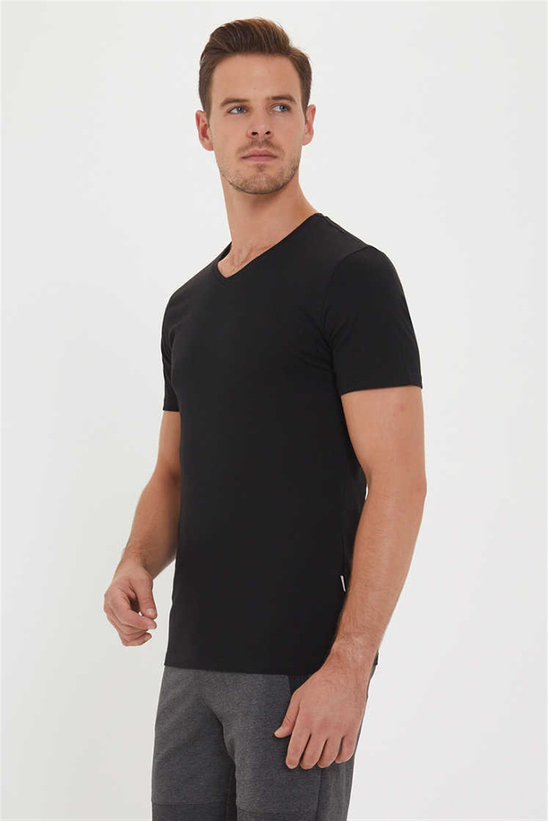 KALEB ERKEK V YAKA T-SHIRT
