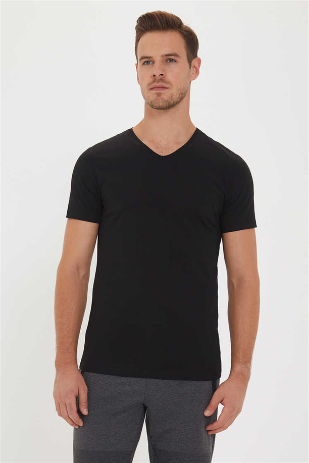 KALEB ERKEK V YAKA T-SHIRT