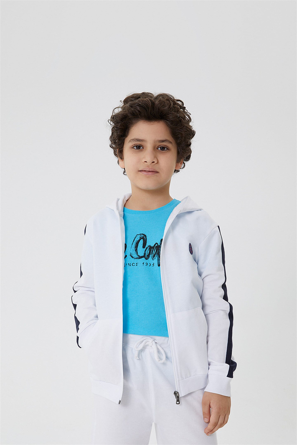 LEO ERKEK ÇOCUK KAPÜŞONLU FERM.S-SHIRT