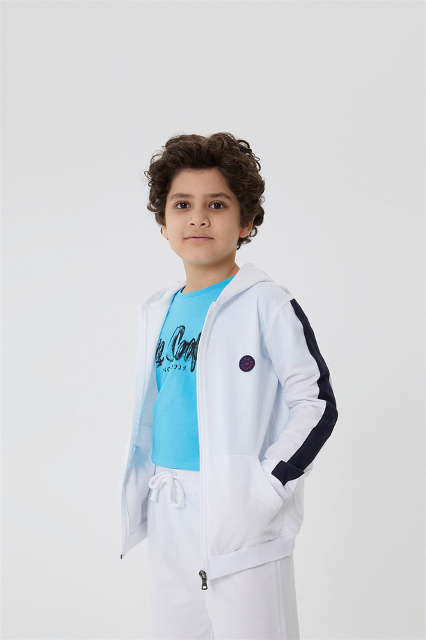 LEO ERKEK ÇOCUK KAPÜŞONLU FERM.S-SHIRT