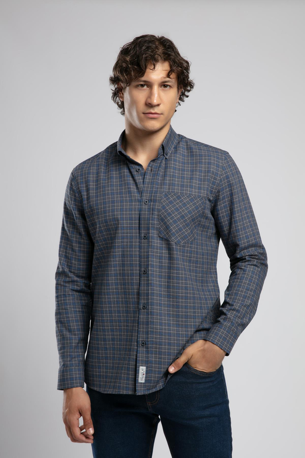 LIAM ERKEK DOKUMA U.KOL GÖMLEK